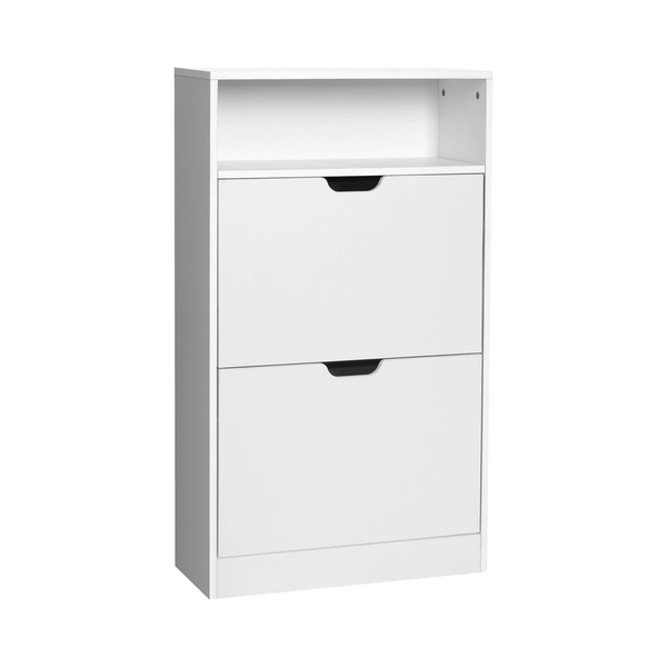 Entryway Shoe Rack – 2 Drop Doors, Adjustable - Karrari