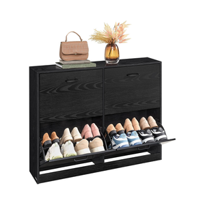 Shoe Storage Cabinet – 4 Flip Doors, Adjustable - Karrari