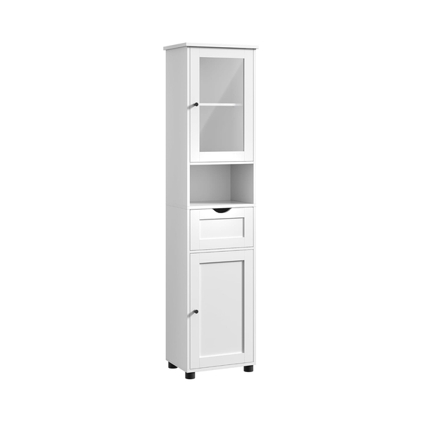 Freestanding Bathroom Cabinet with Glass Door - Karrari