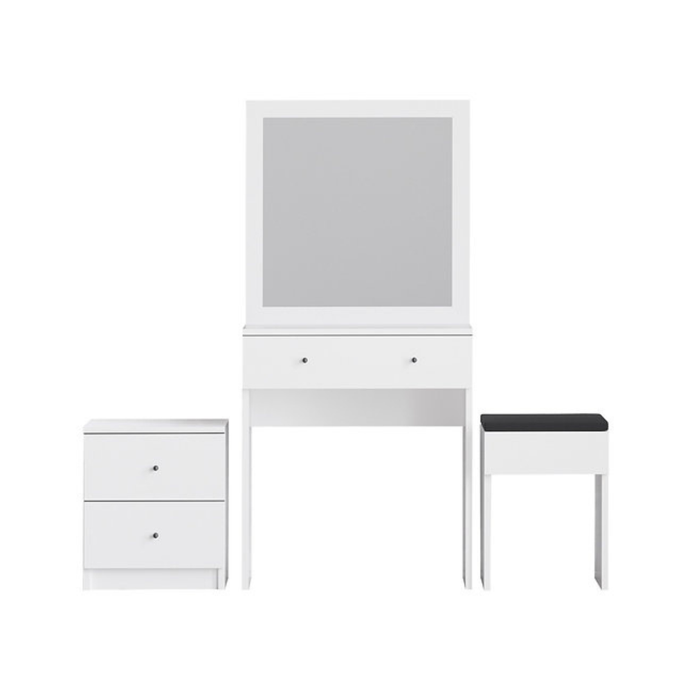 Minimalist 3-Piece Bedroom Vanity & Storage Set - Karrari
