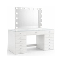 Luxury White Vanity Table – Mirror Sold Separately - Karrari