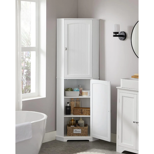 Corner Storage Cabinet with Adjustable Shelves - Karrari