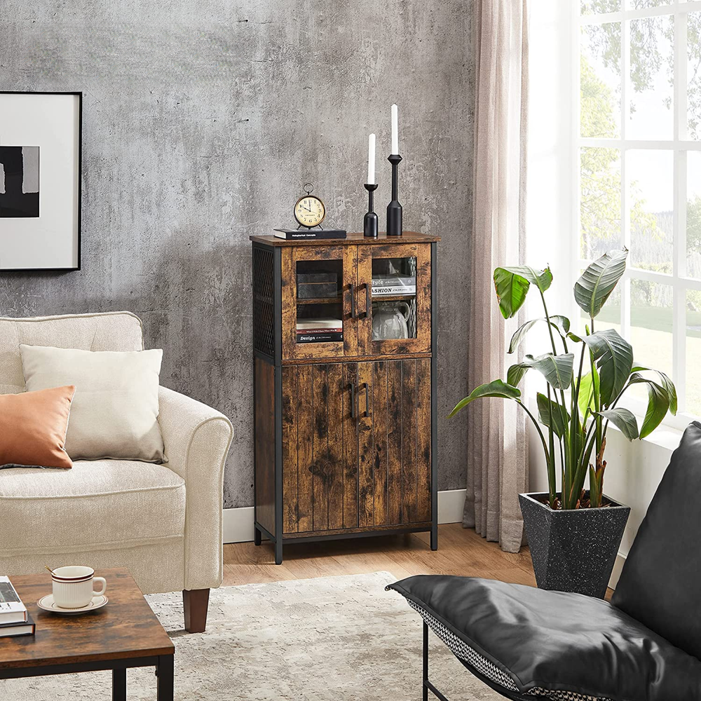 Multipurpose Sideboard with Adjustable Shelf - Karrari