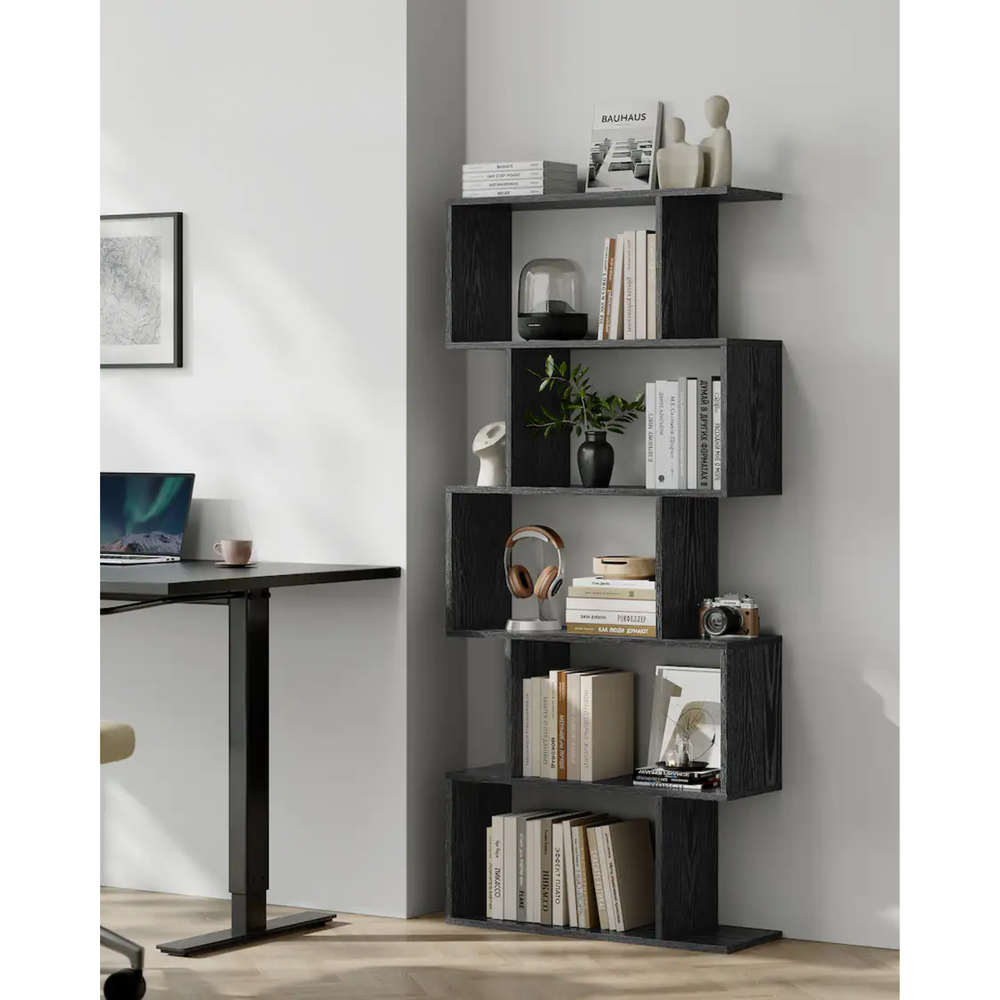 5-Tier Bookshelf with Open Storage - Karrari