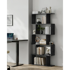 5-Tier Bookshelf with Open Storage - Karrari