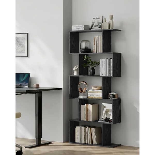 5-Tier Bookshelf with Open Storage - Karrari