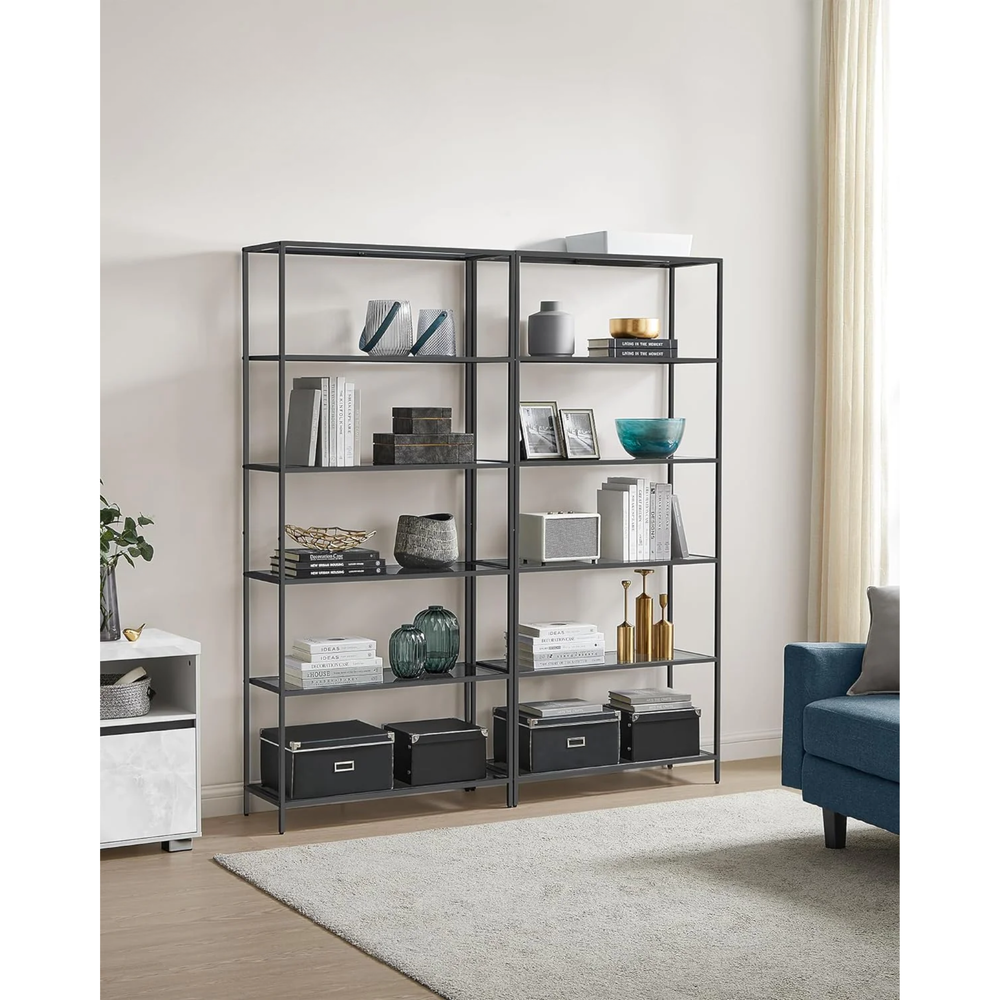 6-Tier Glass Shelving Unit - Karrari