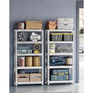 Heavy-Duty Garage Shelving Unit -Set of 2 (30x75x150cm) - Karrari