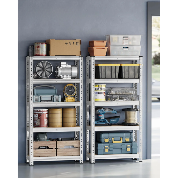 Heavy-Duty Garage Shelving Unit -Set of 2 (30x75x150cm) - Karrari