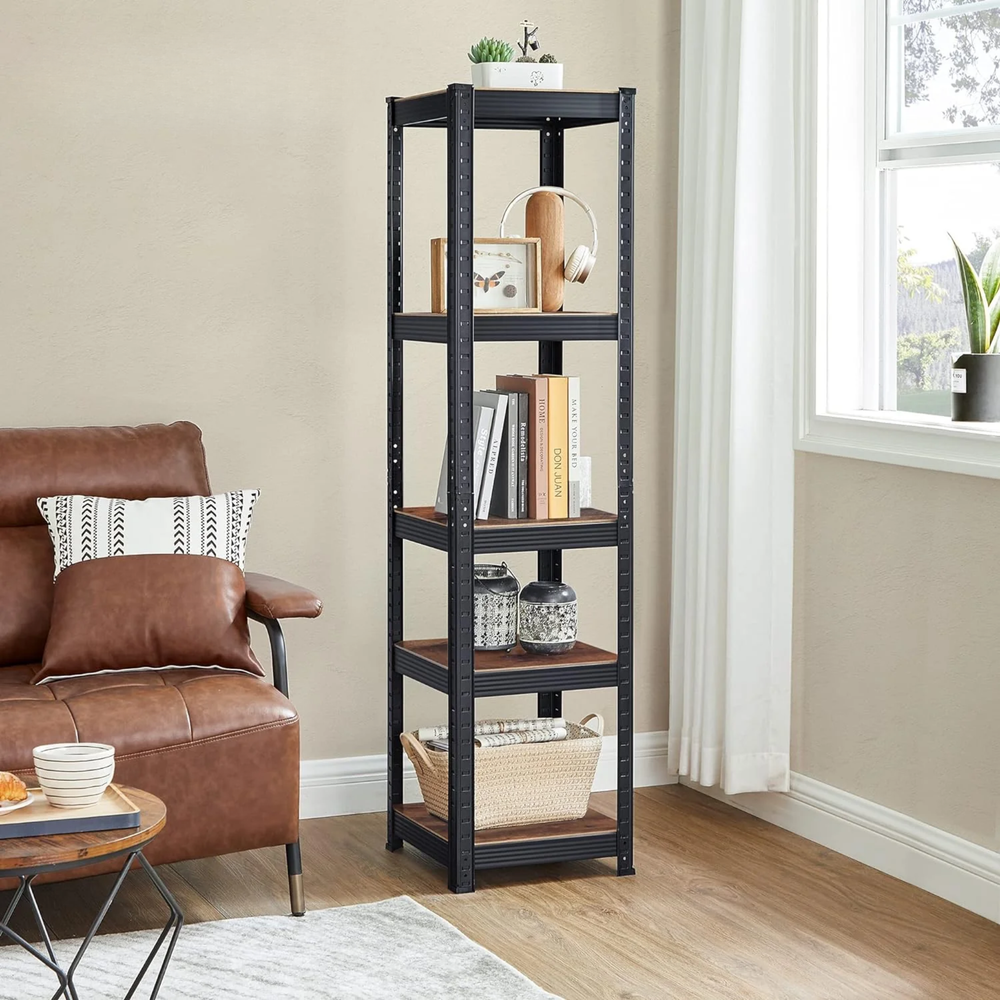 Industrial Storage Rack – 5 Adjustable Shelves, (37x37x150cm) - Karrari