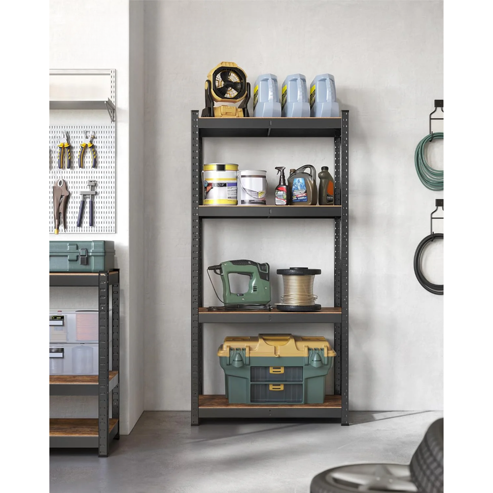 Industrial Shelving Unit – 4 Adjustable Shelves, (40x80x160cm) - Karrari