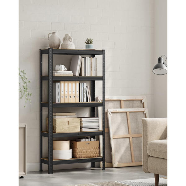 Industrial Shelving Unit – 5 Adjustable Shelves (30x75x150cm) - Karrari
