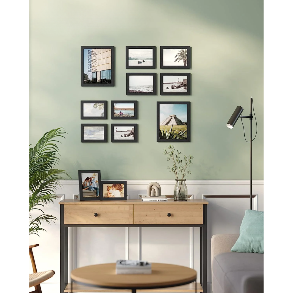 Set of 10 Collage Picture Frames (Wall or Tabletop) - Karrari
