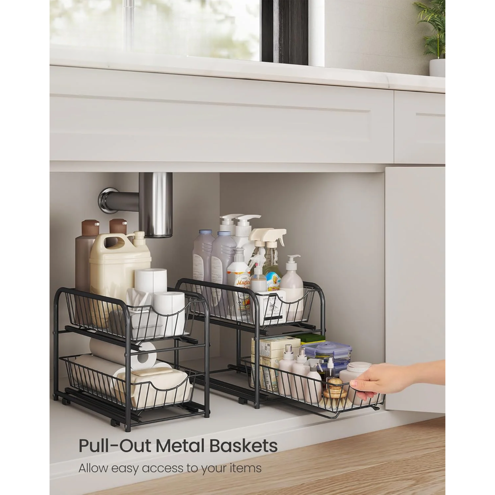 2-Tier Under Sink Storage Organiser - Karrari