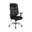 Executive Office Chair – Ergonomic Swivel Desk Chair with Chrome Base - Karrari