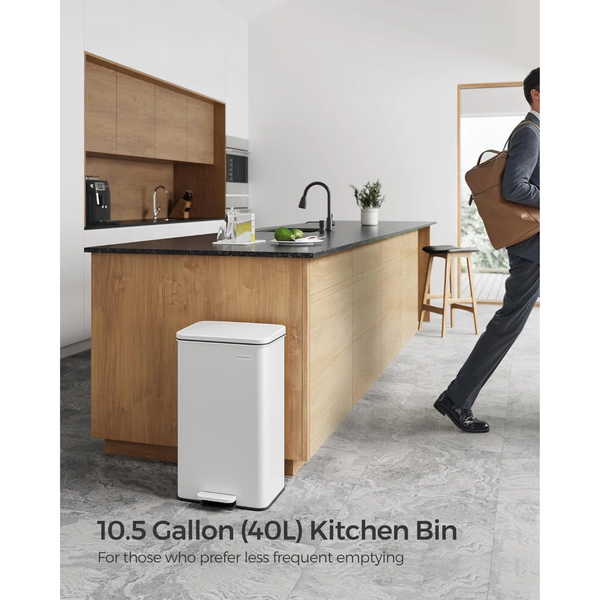 40L Steel Kitchen Pedal Bin (10.5 Gallon) - Karrari