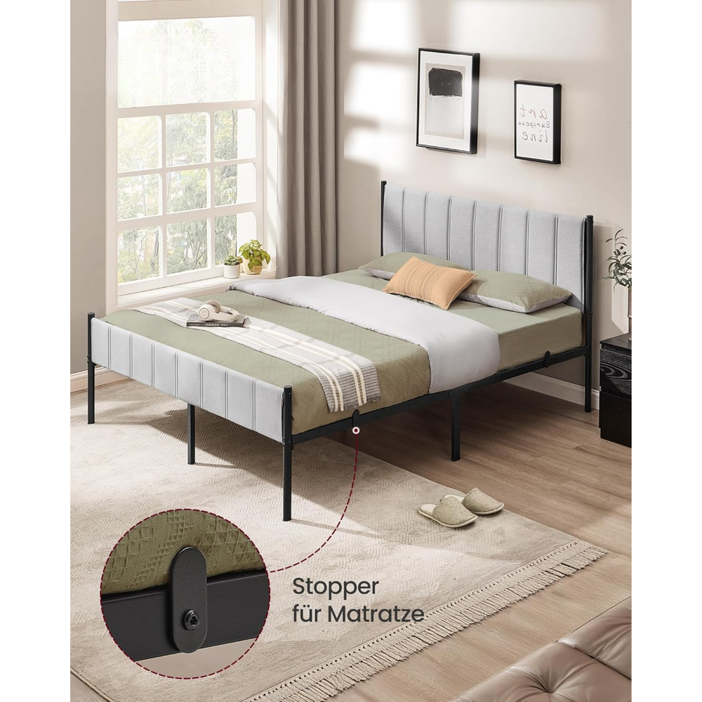 Double Metal Bed Frame (160 x 200 cm) - Karrari