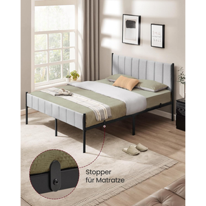 Double Metal Bed Frame (160x200cm) - Karrari