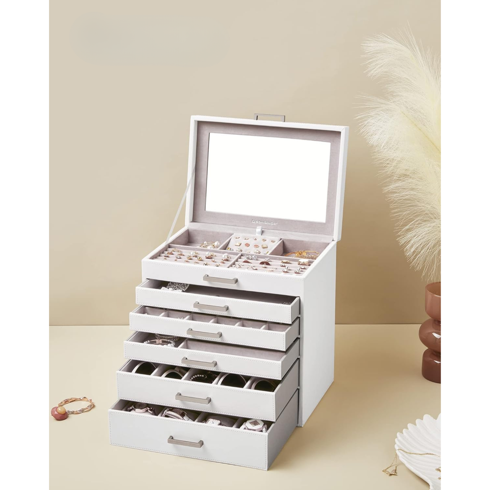 Large 6-Layer Jewellery Box with 5 Drawers - Karrari