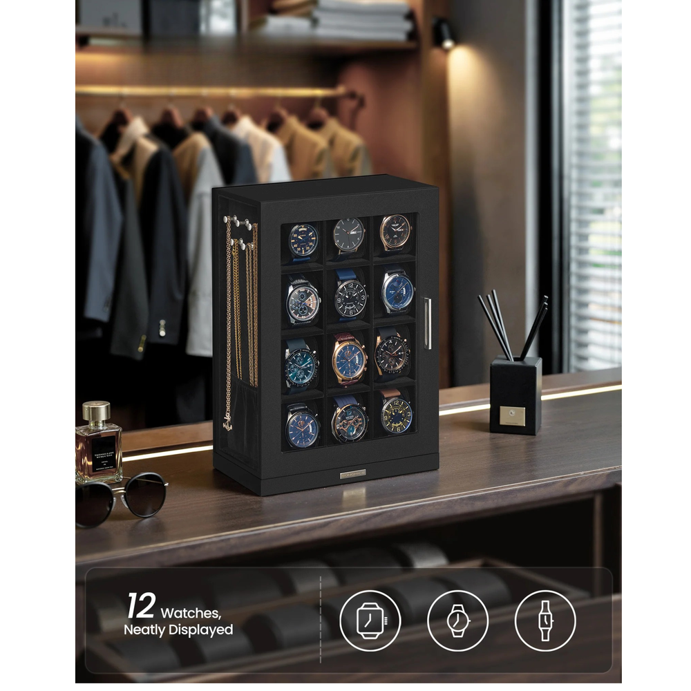 360° Rotating Watch & Jewellery Organizer Box - Karrari