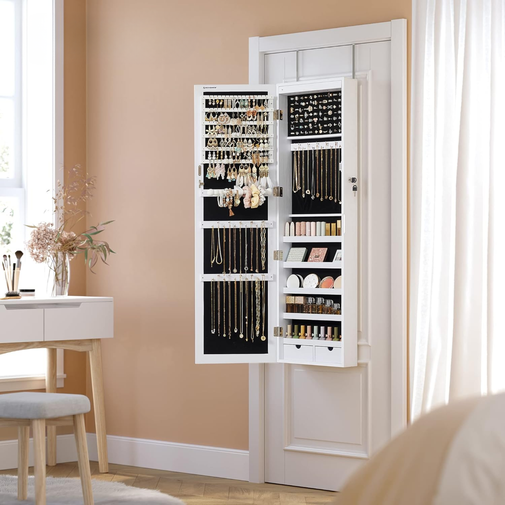 Wall-Mounted Lockable Jewellery Cabinet - Karrari