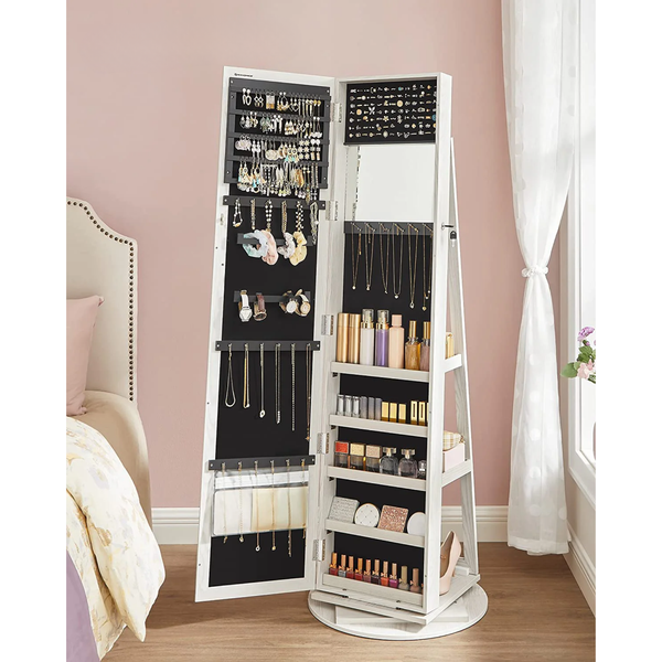 Freestanding Jewellery Cabinet with Full-Length Mirror - Karrari