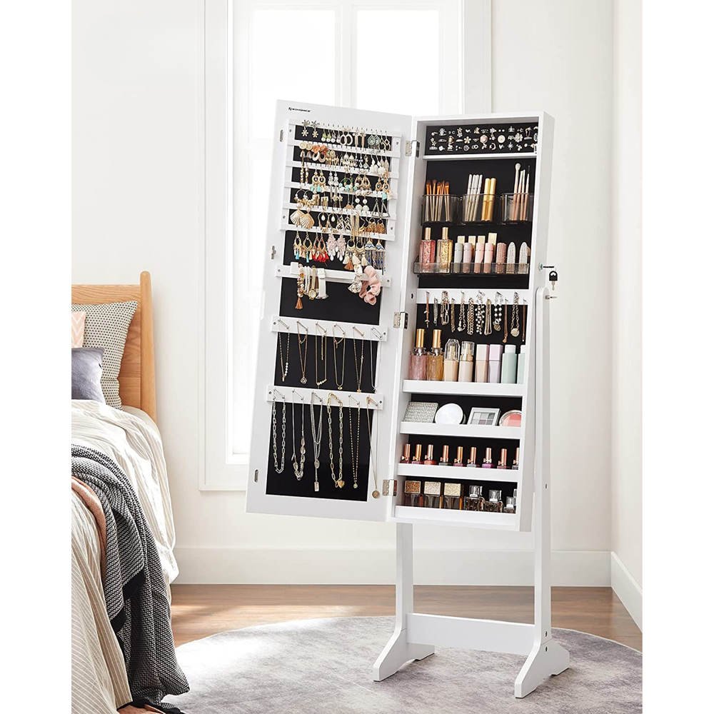 Standing Mirror Jewellery Storage Cabinet - Karrari