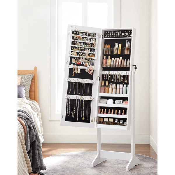 Standing Mirror Jewellery Storage Cabinet - Karrari