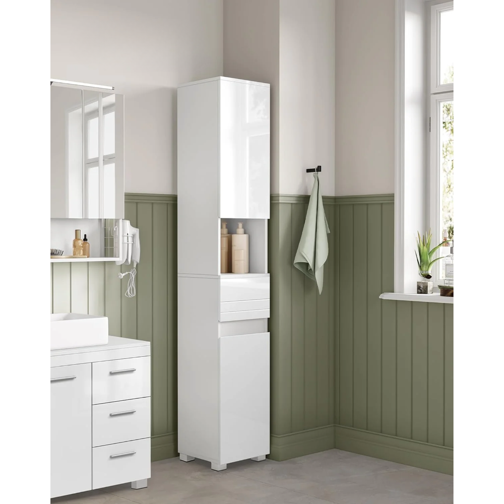 Tall Bathroom Cabinet with Drawer - Karrari