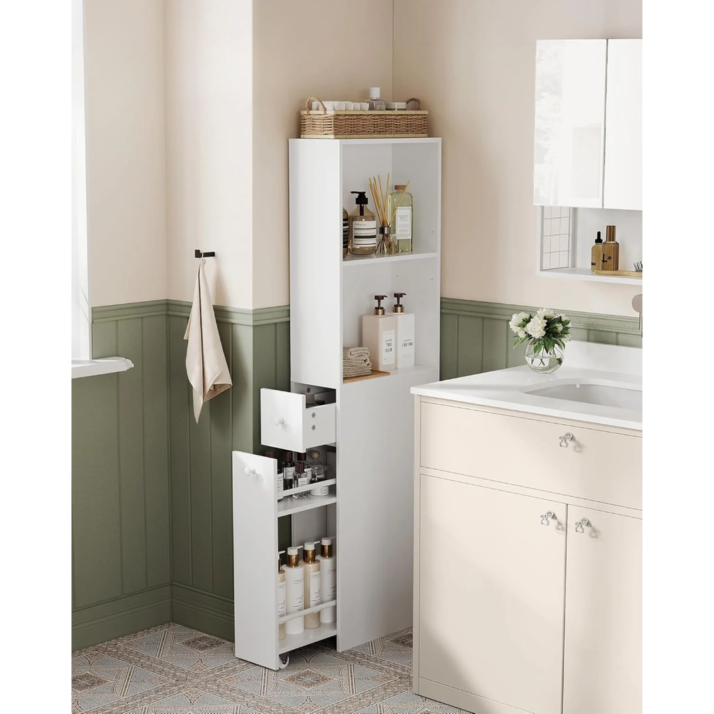 Tall Narrow Bathroom Cabinet – Storage Solution - Karrari