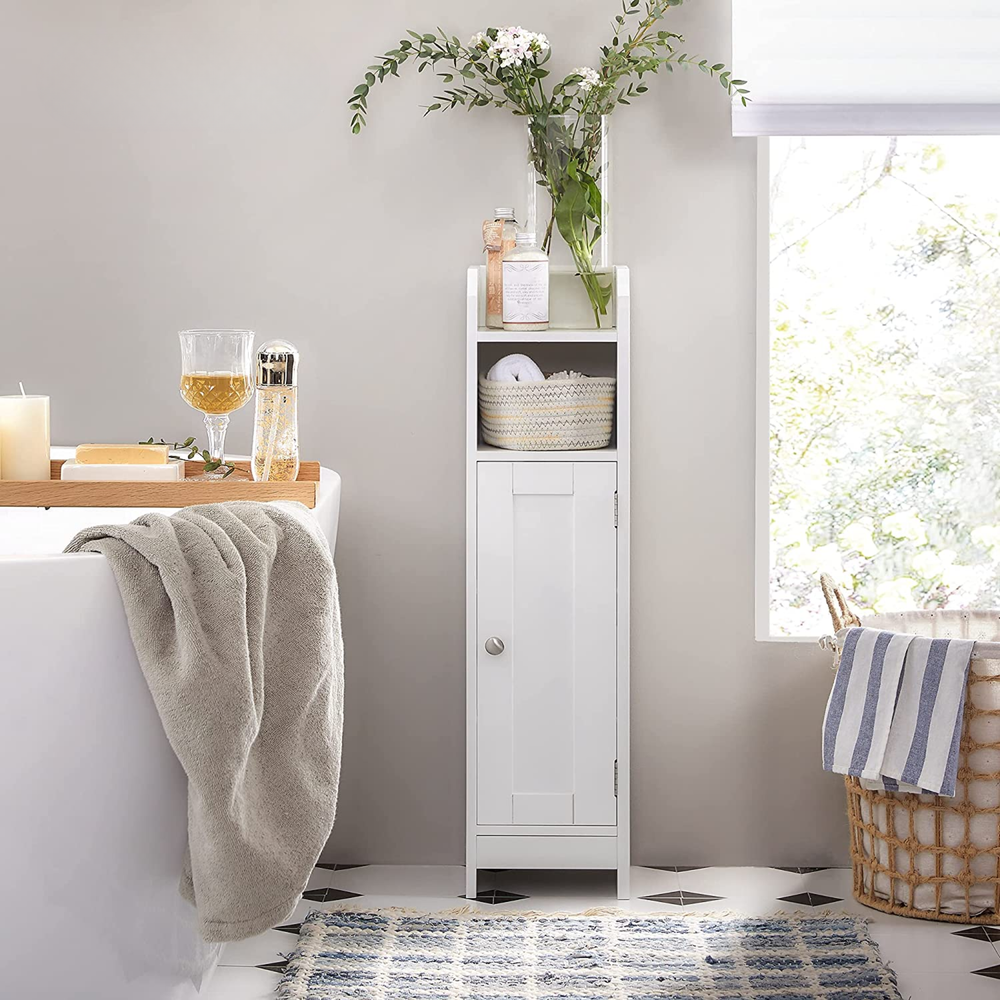 Small Corner Bathroom Floor Cabinet - Karrari