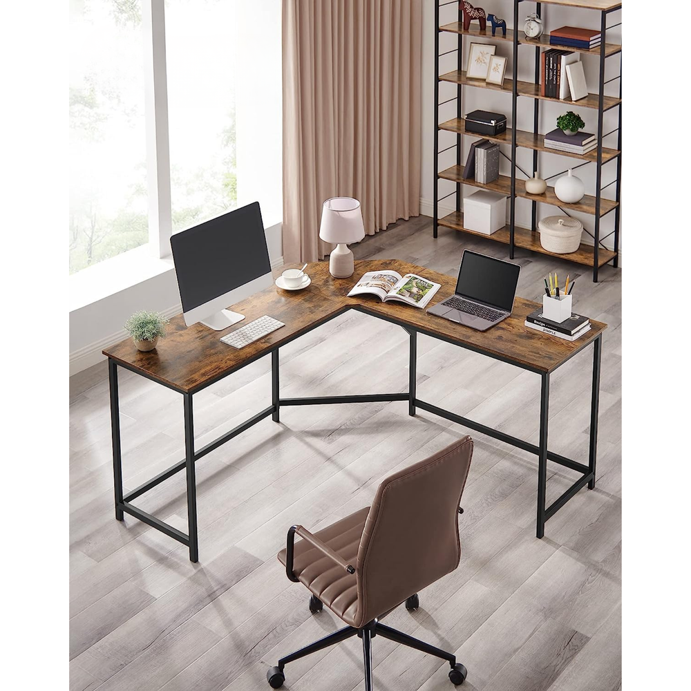 L-Shaped Computer Corner Desk - Karrari