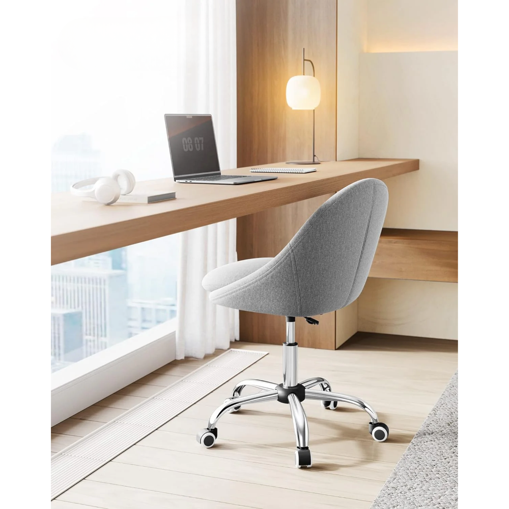 Grey Swivel Office Chair - Karrari