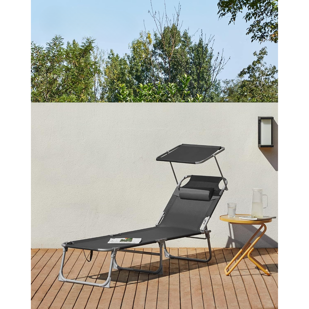 Portable Sun Lounger – Adjustable & Folding - Karrari