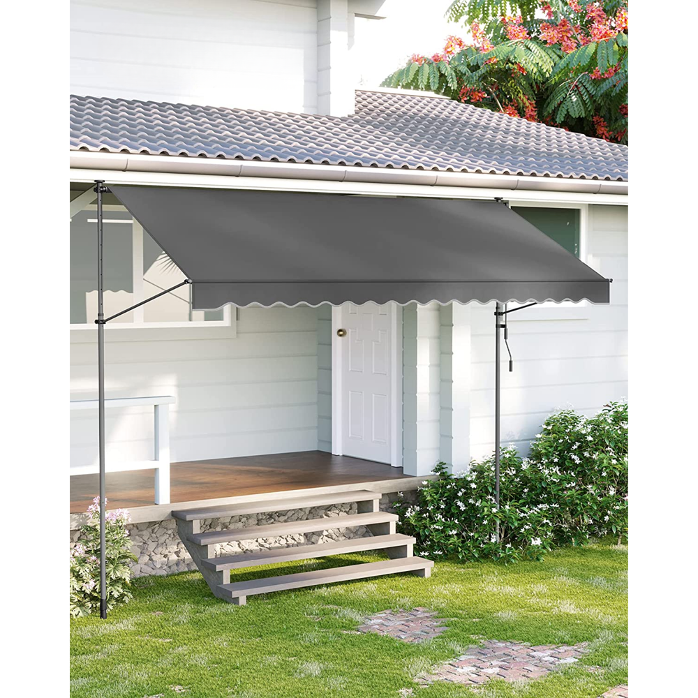 Balcony Awning - Adjustable Sun Shade with Crank Handle - Karrari