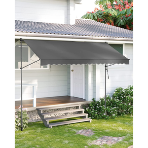Balcony Awning - Adjustable Sun Shade with Crank Handle - Karrari
