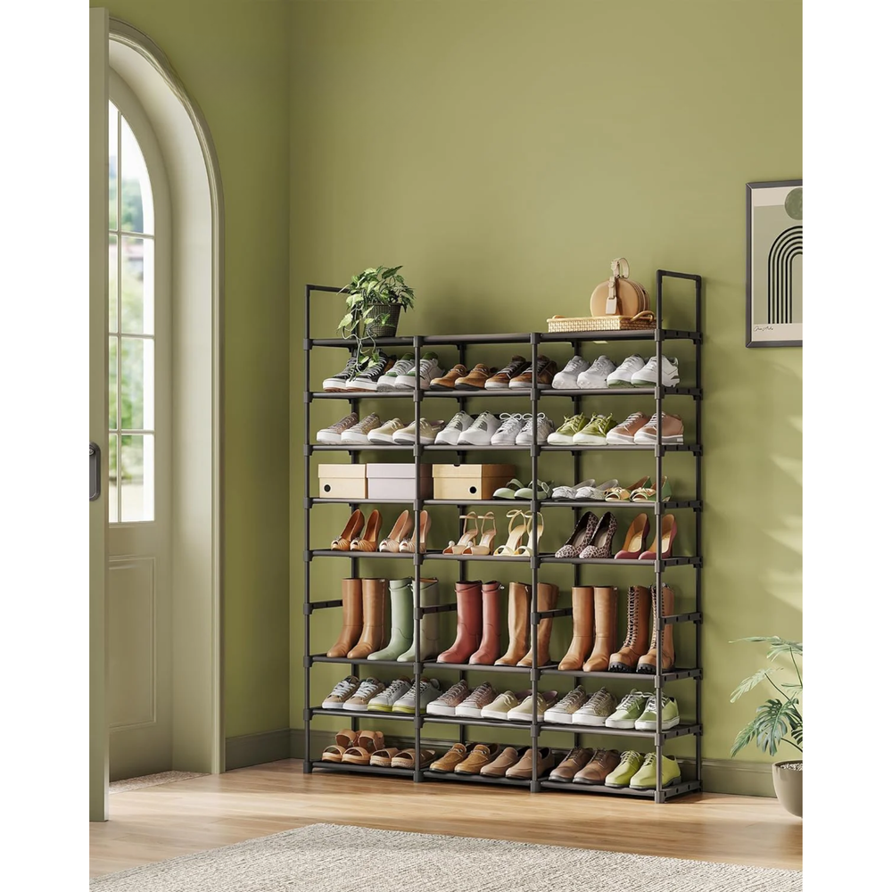 Adjustable 8-Tier Shoe Rack (Holds up to 48 Pairs) - Karrari