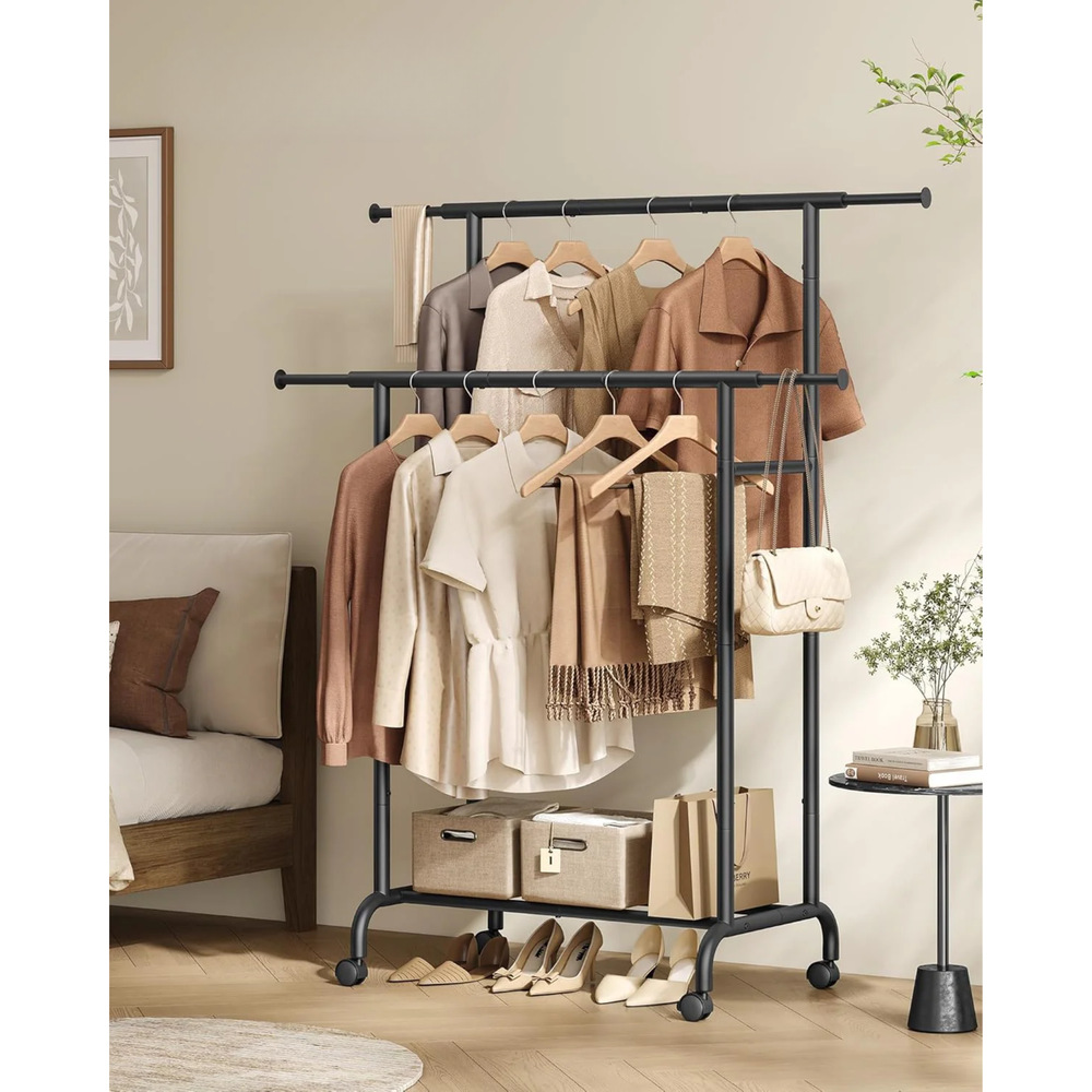 Adjustable Heavy-Duty Clothes Rack - Karrari
