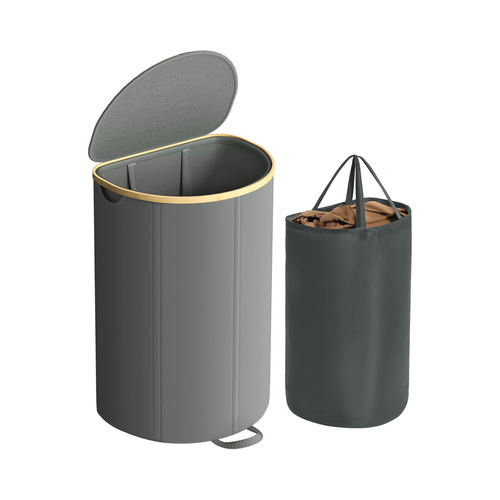 Foldable Laundry Basket with Removable Bag – 90L - Karrari