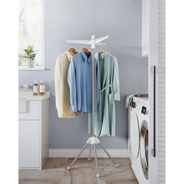 Clothes Airer with 3 Rotatable Arms – Stainless Steel - Karrari