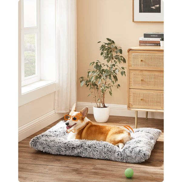 Fluffy Plush Dog Bed with Soft Padding (Washable) - Karrari