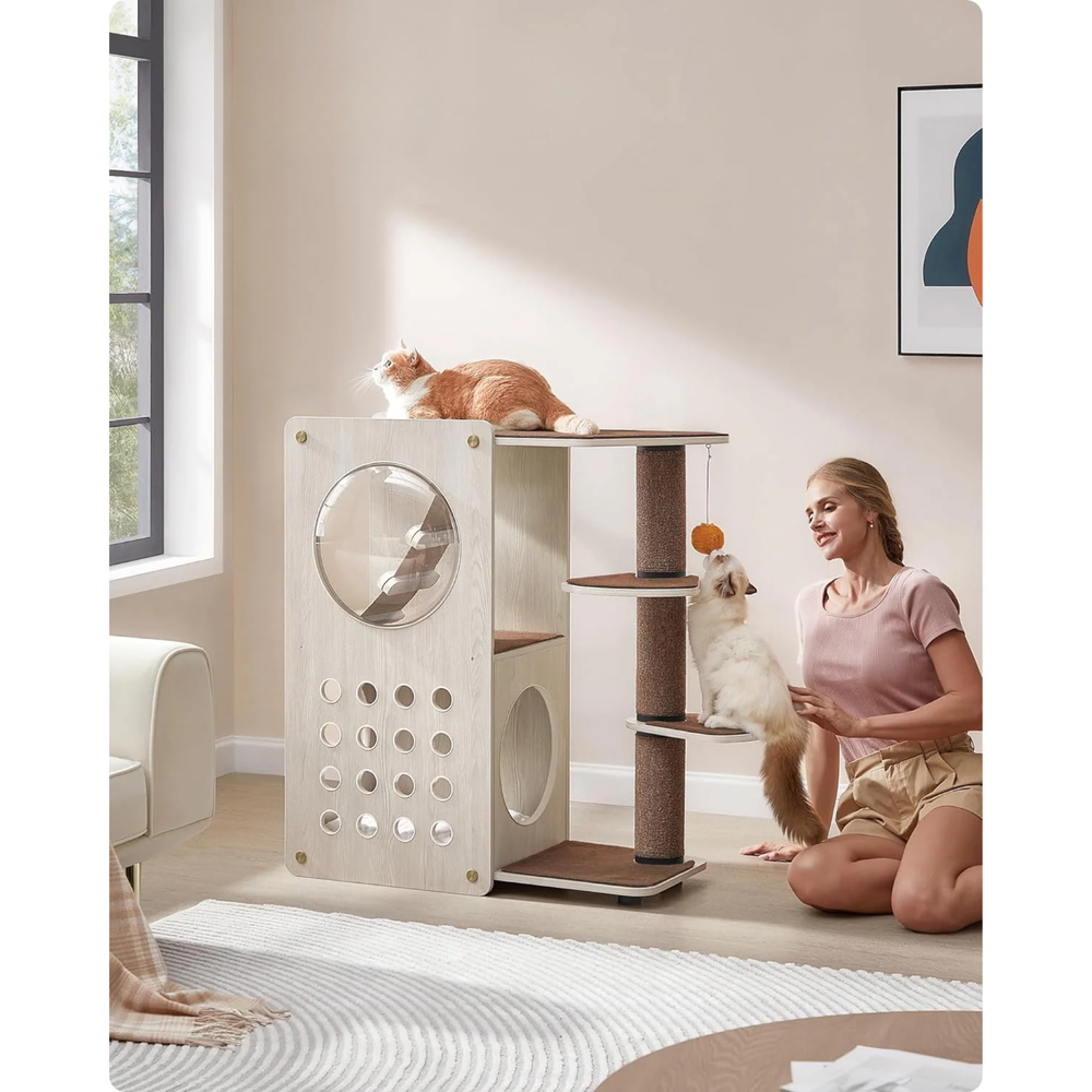 Clickat Cat Tree Tower - Thick Scratching Post - Karrari