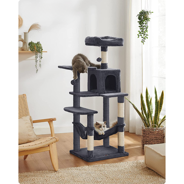 Multi-Level Cat Tower - Hammock & Scratching Posts - Karrari