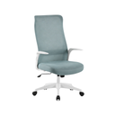 Ergonomic Office Chair – Light Blue Mesh Chair - Karrari