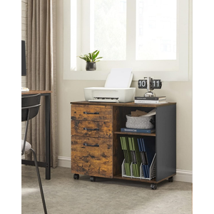 Industrial Office Storage Cabinet on Wheels