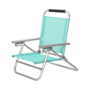 Portable Reclining Beach Chair, Breathable Fabric