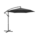 Cantilever Sunshade Parasol, 3m with Base