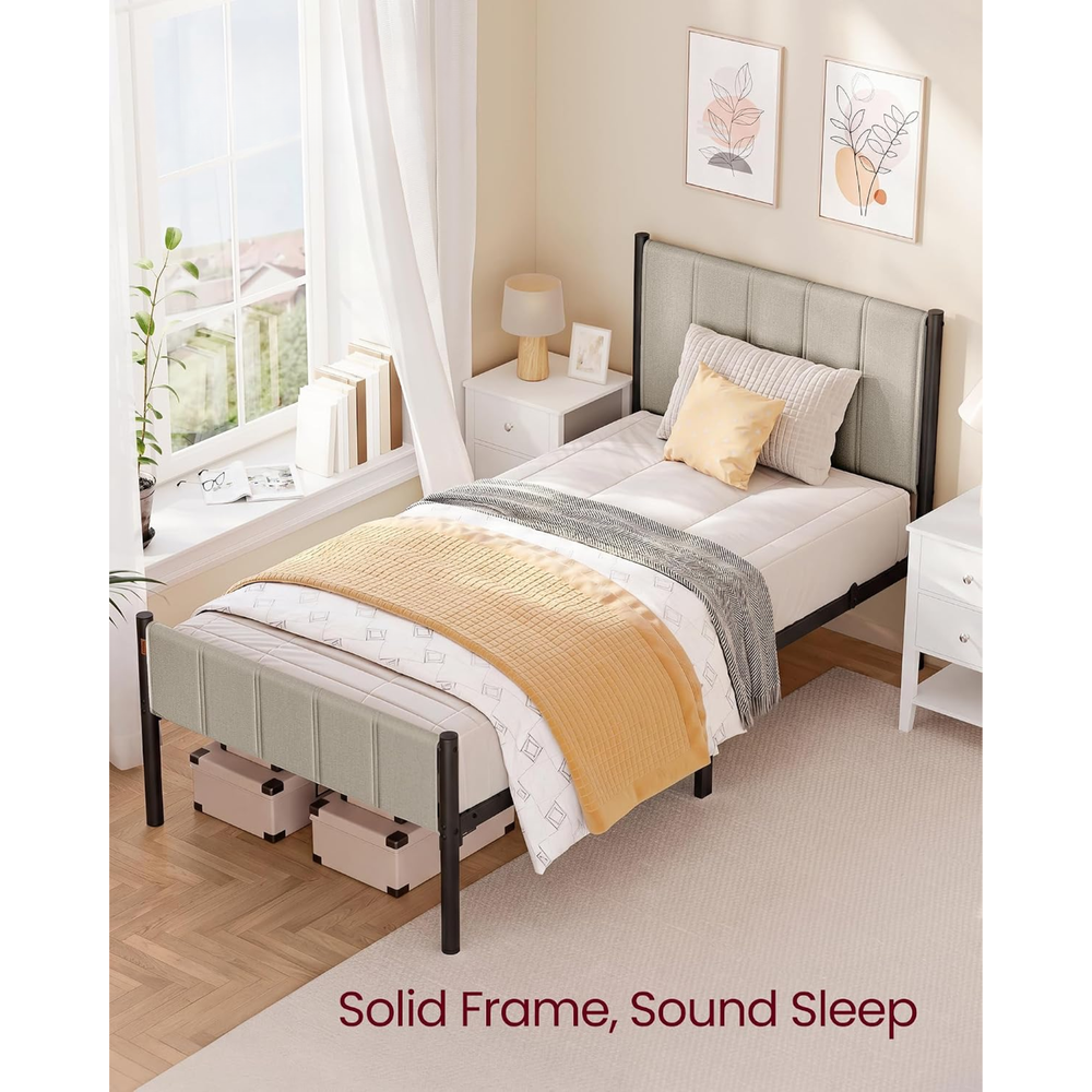 Single Metal Bed Frame (90x190cm)