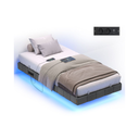 Single Bed Frame (90x190cm) LED Lighting & Electrical Outlets