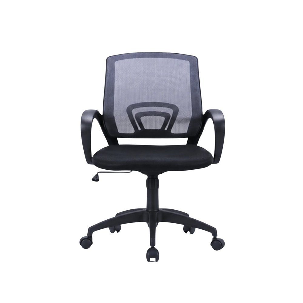 Ergonomic Mesh Office Chair – Swivel Desk Chair with Armrests & Nylon Base